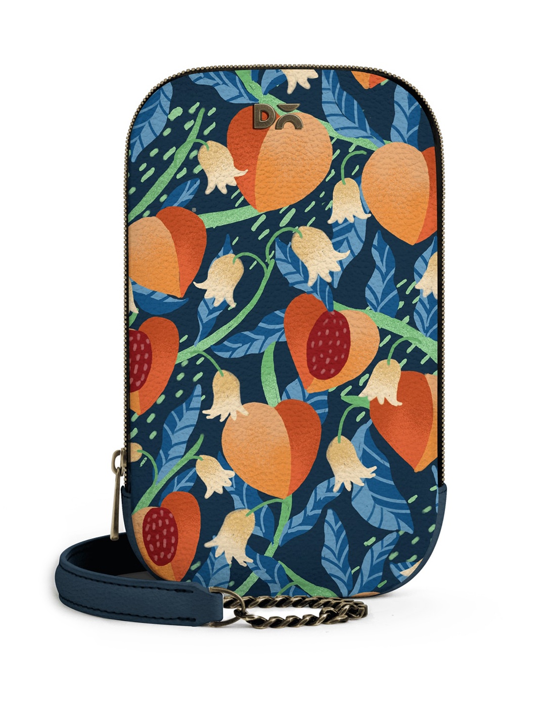 

DailyObjects Multicoloured Peach Printed Sling Bag, Multi