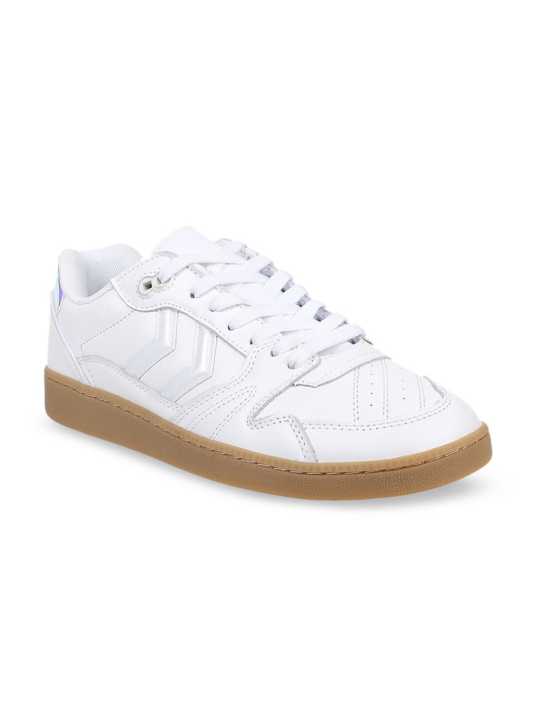 

Hummel Men Perforations Leather Sneakers, White