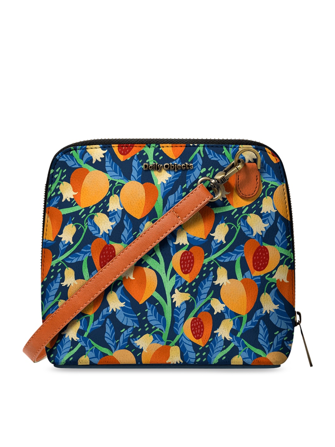 DailyObjects Peach Pattern - Trapeze Crossbody Bag, Multi