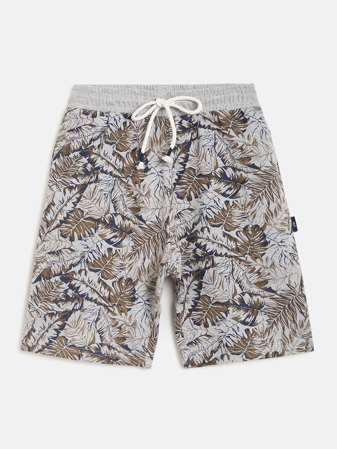 

Lil Tomatoes Boys Multicoloured Printed Regular Fit Cargo Shorts, Multi