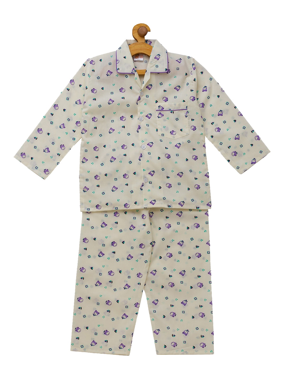

Fuzzy Bear Girls Yellow, White