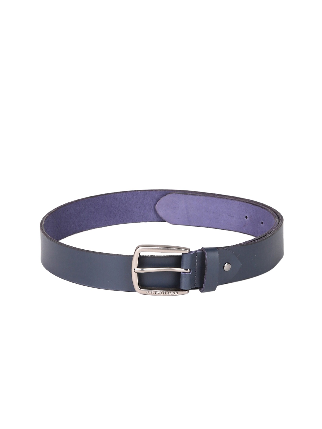 U.S. Polo Assn. Men Blue Solid Belt