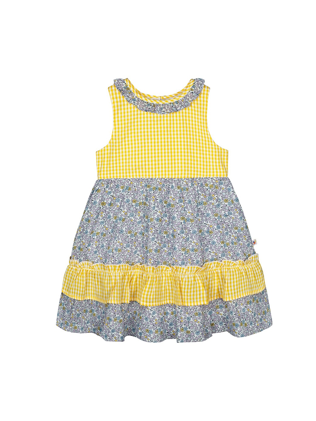 

Budding Bees Girls Multicoloured Printed A-Line Dress, Multi