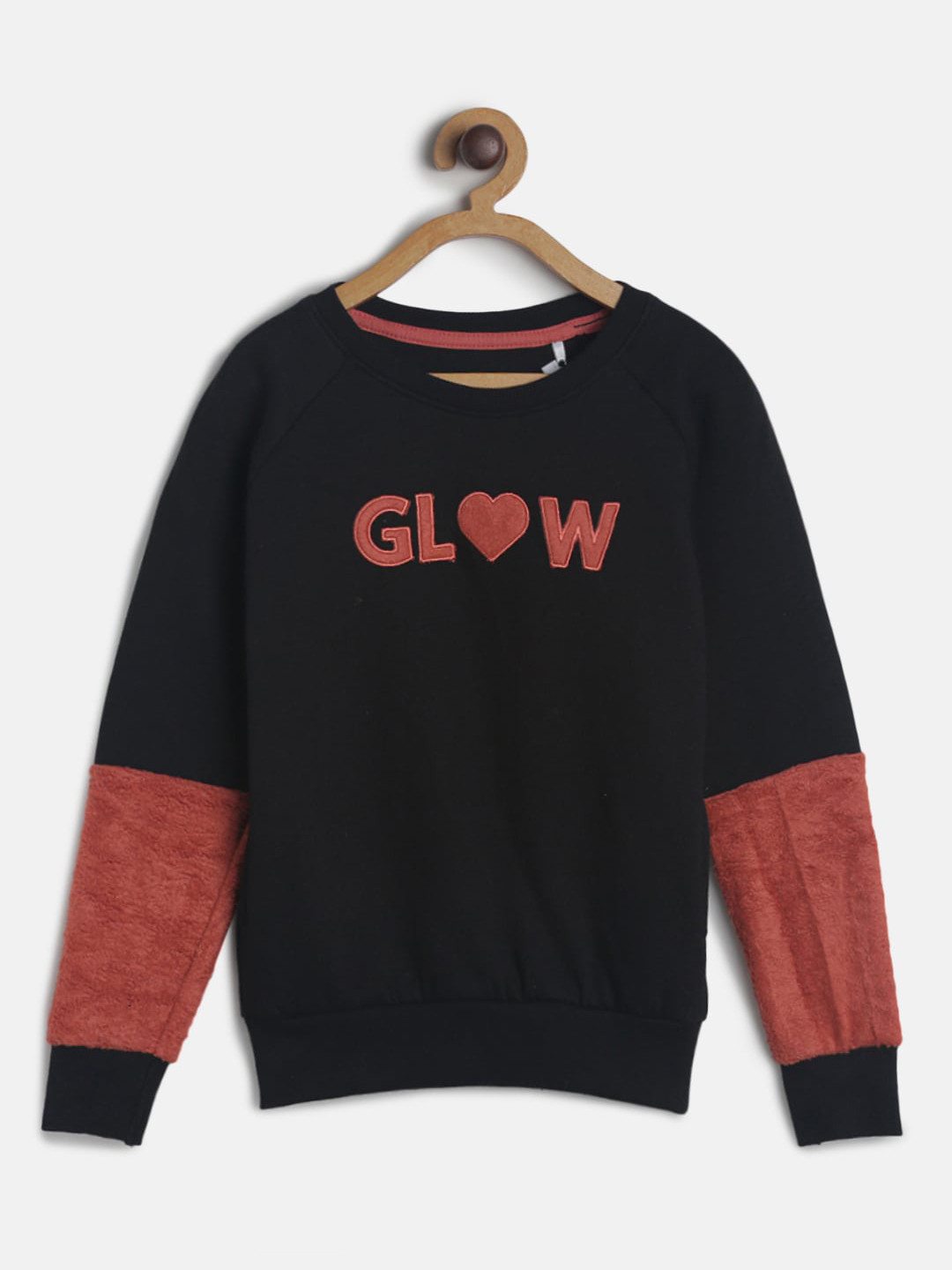

TALES & STORIES Girls Black Printed Sweatshirt
