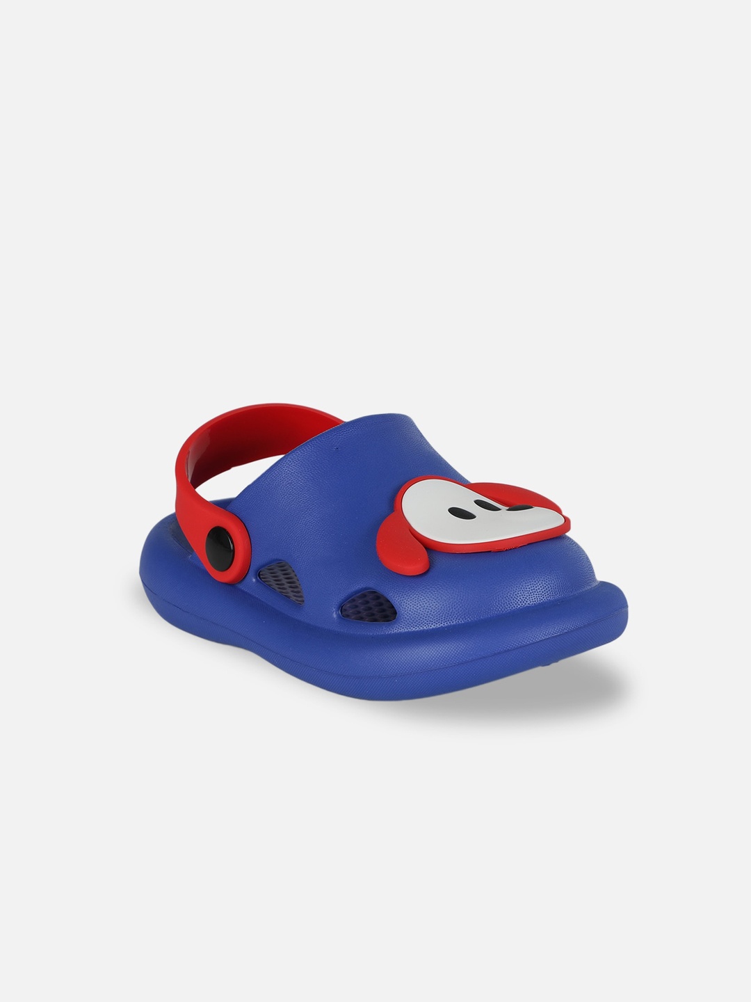 

PASSION PETALS Boys Blue & Red Self Design Clogs