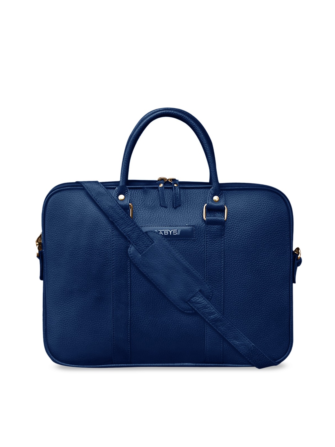 

ABYS Unisex Blue Textured Laptop Bag