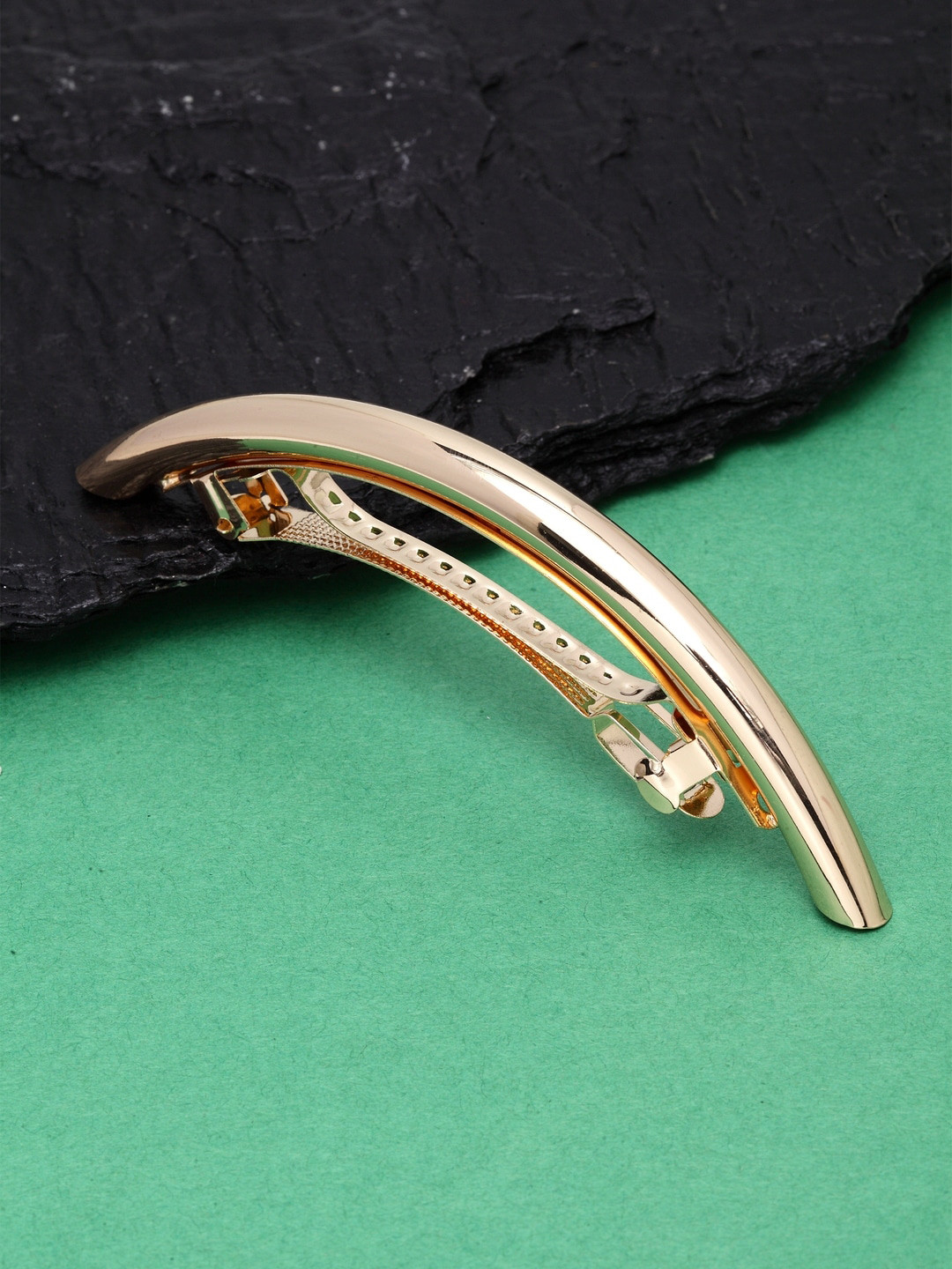 

Ferosh Women Gold-Toned French Barrette