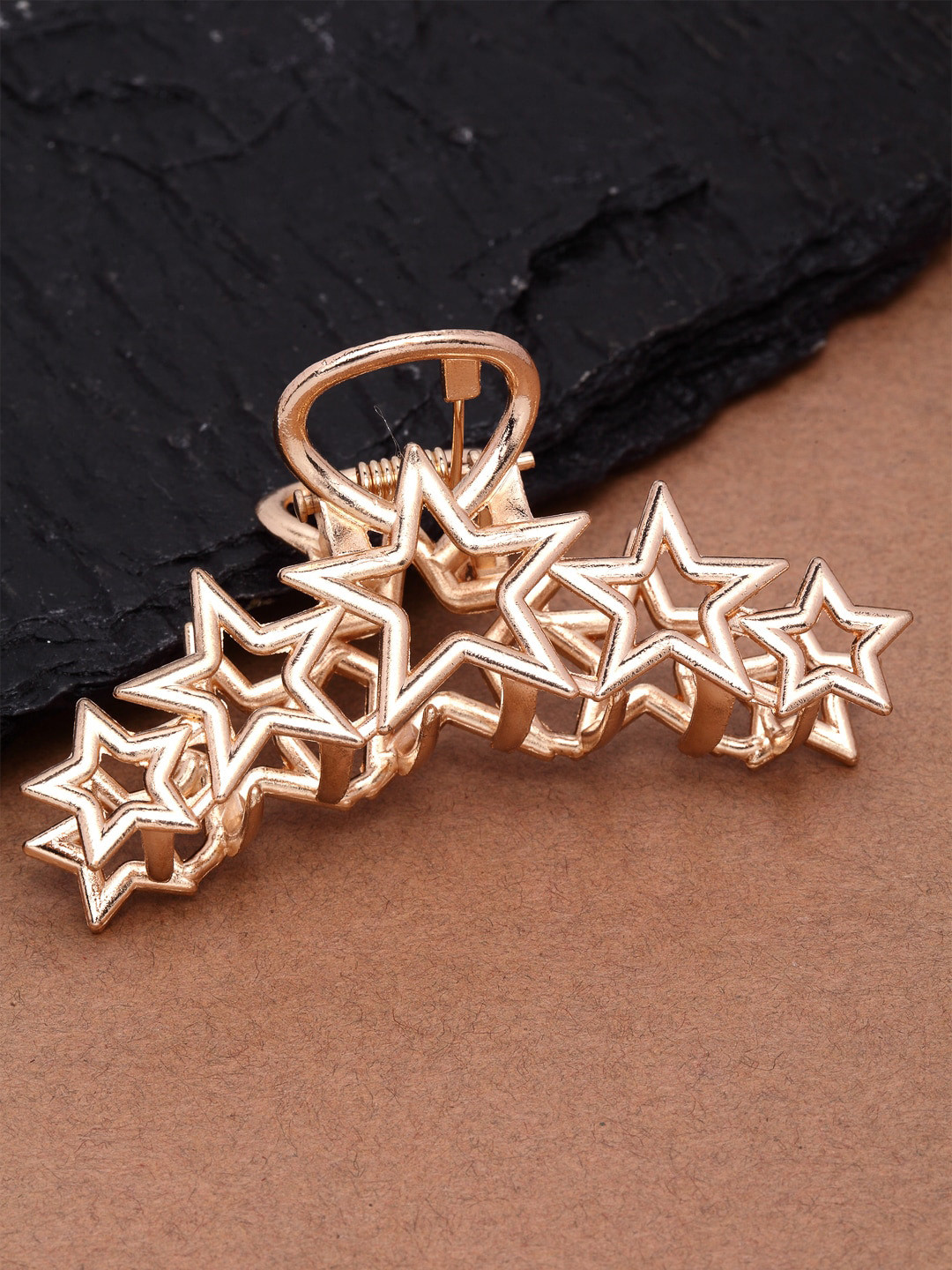 

Ferosh Rose Gold Stars Claw Clip