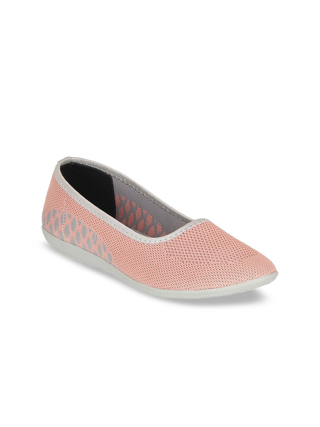Carlton London sports Women Pink Woven Design Ballerinas