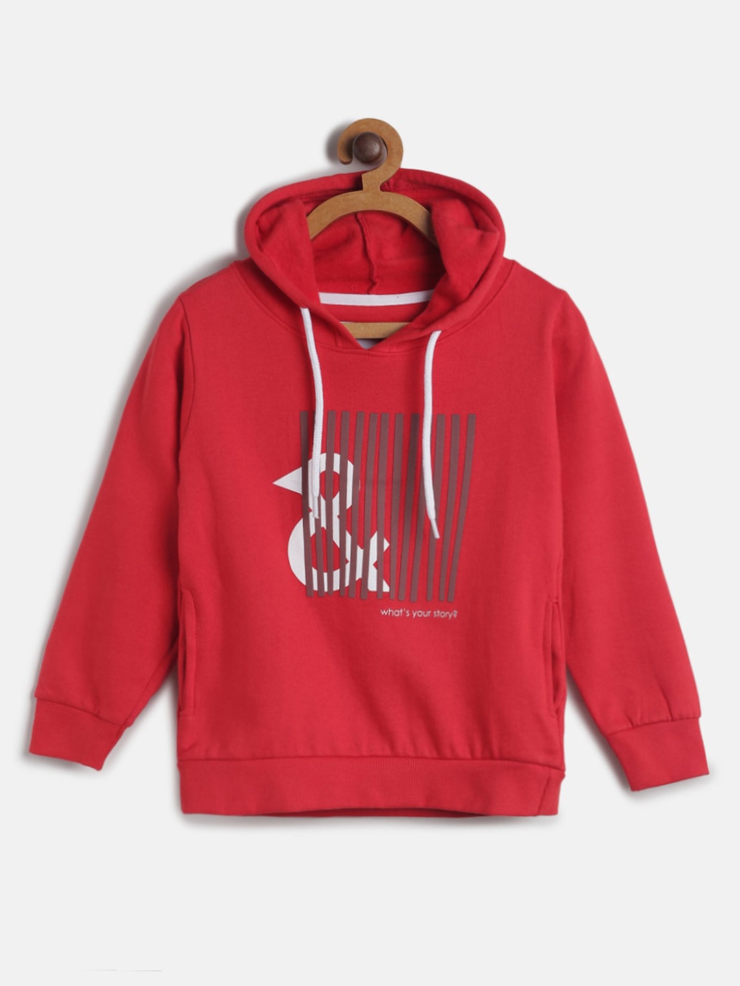 

TALES & STORIES Boys Red Printed Sweatshirt