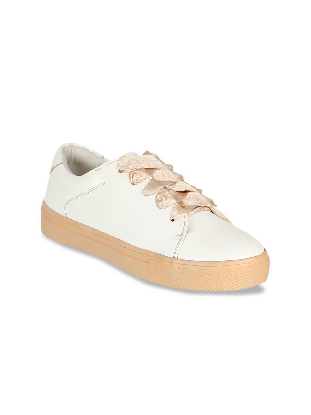 

Carlton London Sports Women White Solid Sneakers