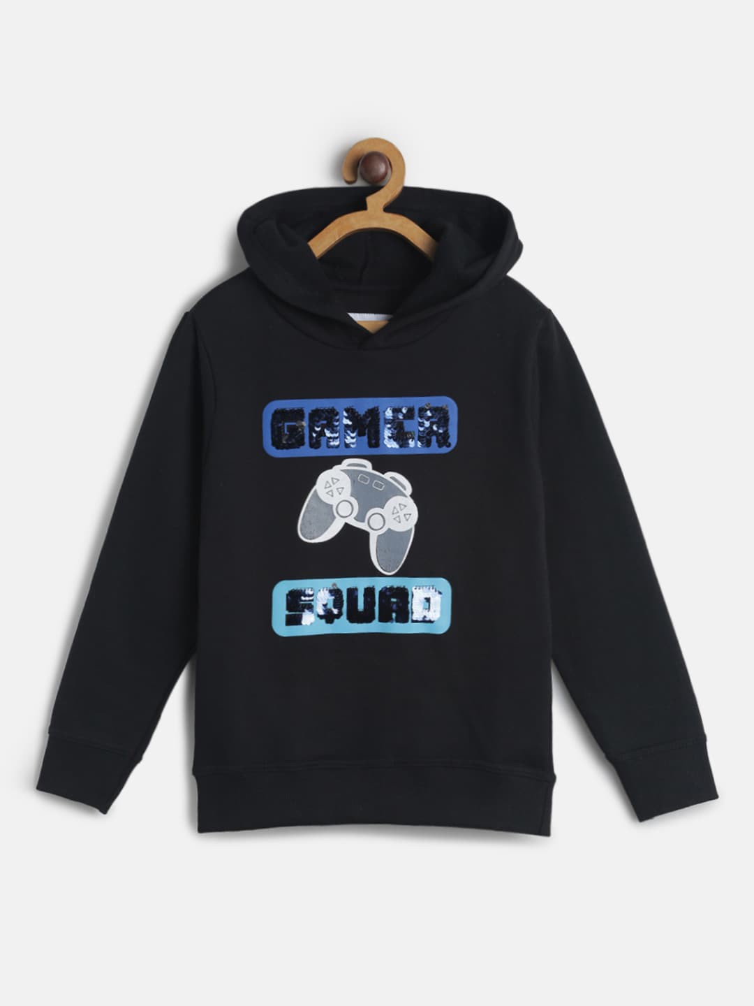 

TALES & STORIES Boys Black Printed Sweatshirt