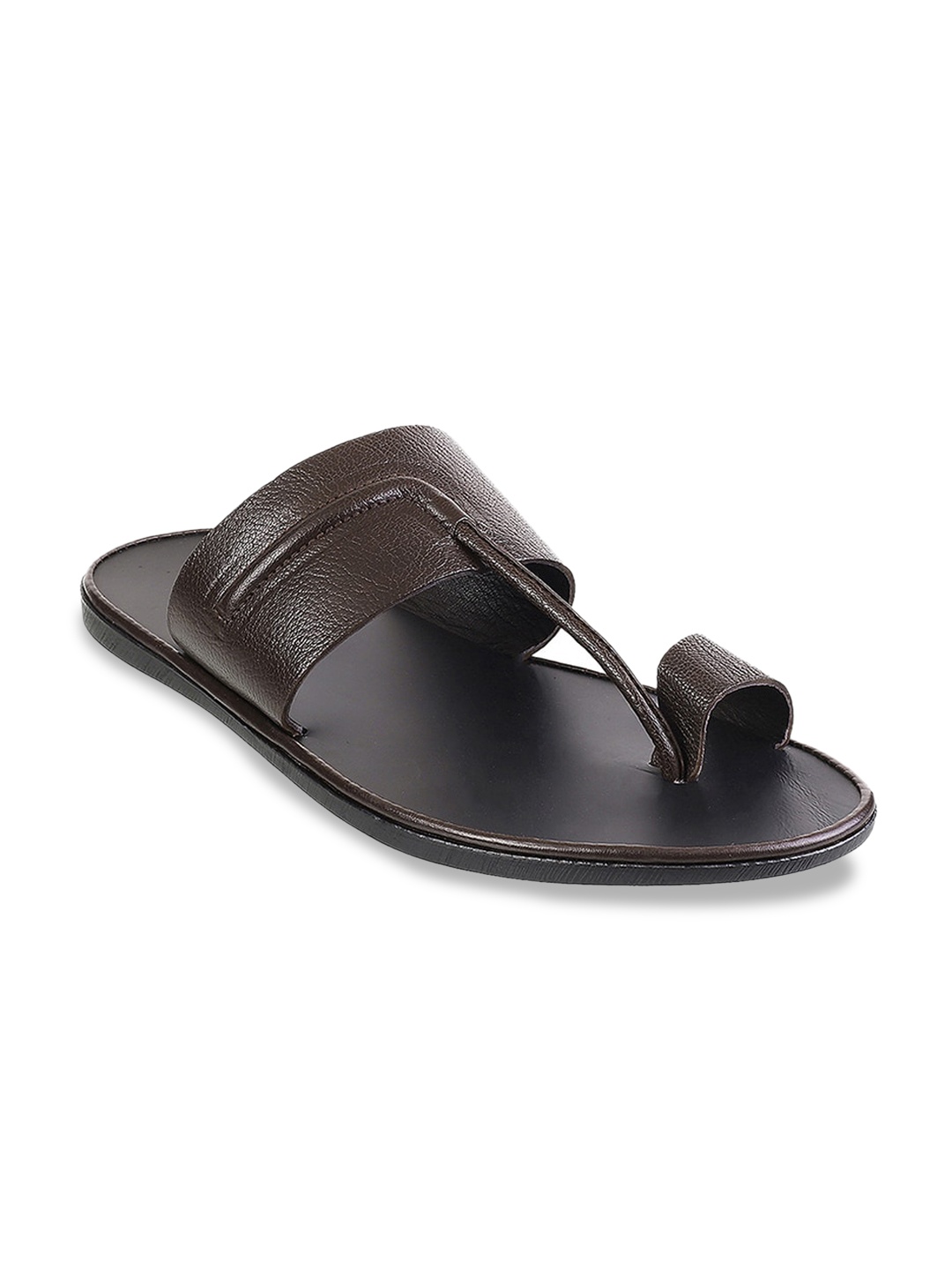 

Mochi Men Brown Leather Comfort Sandals