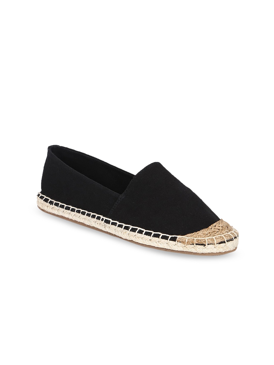 

Truffle Collection Women Black Solid Espadrilles