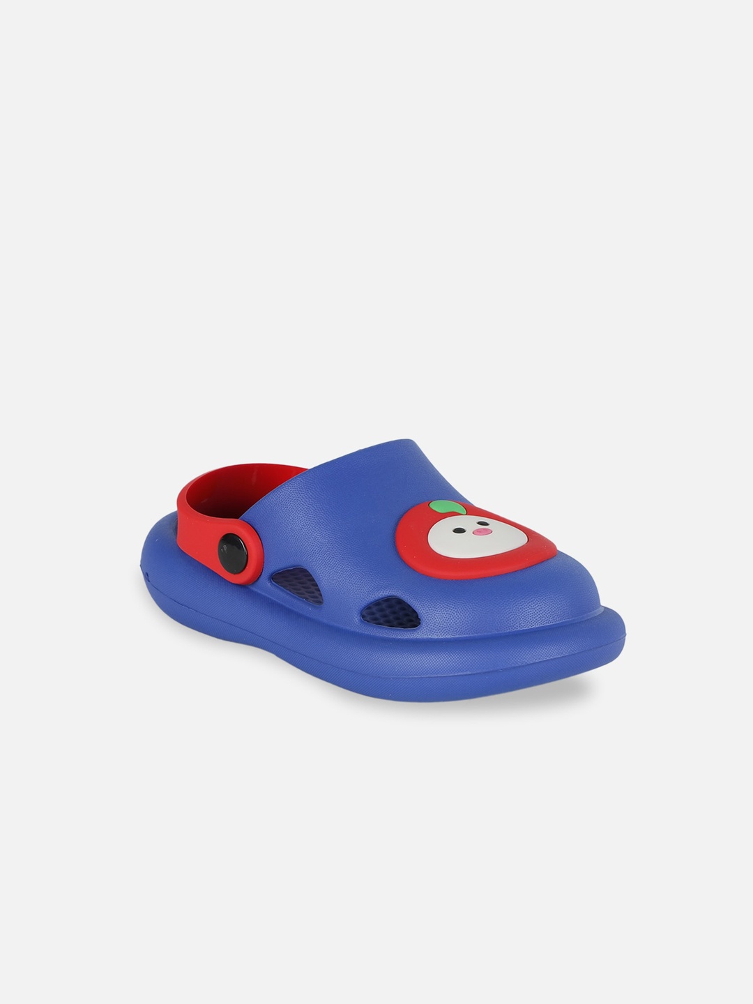 

PASSION PETALS Boys Blue & Red Embellished Clogs
