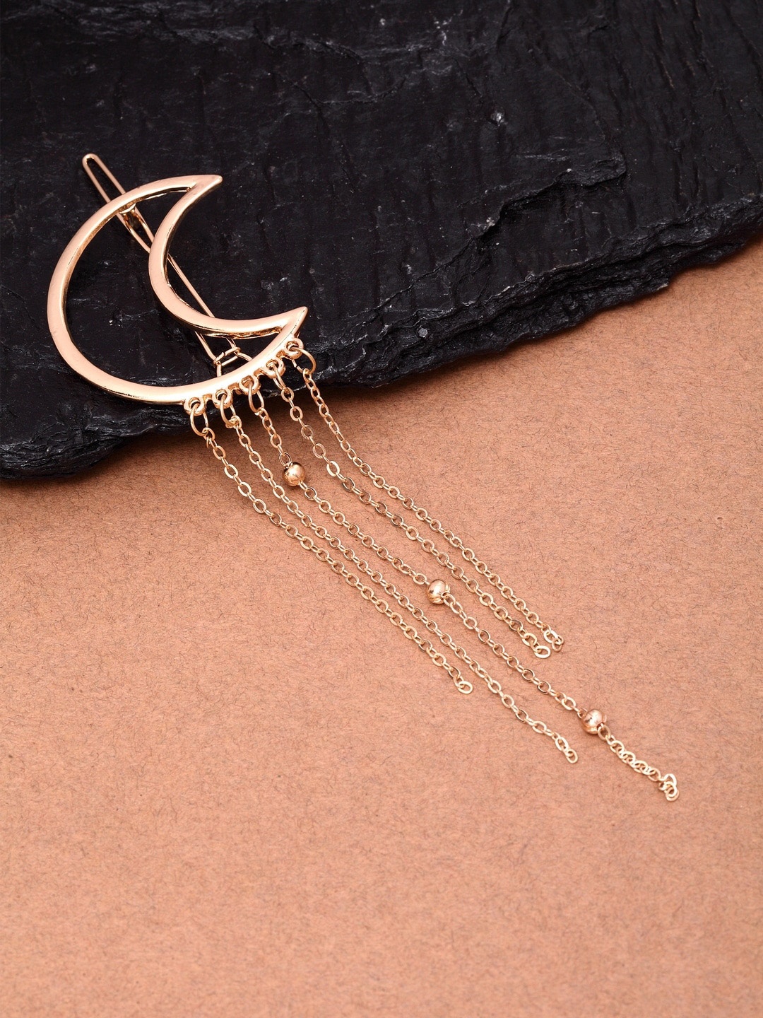 

Ferosh Gold-Toned Embellished Bobby Pins