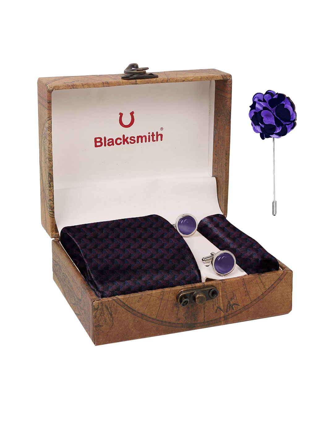 

Blacksmith Men Pack of 4 Purple & Blue Accessory Gift Set