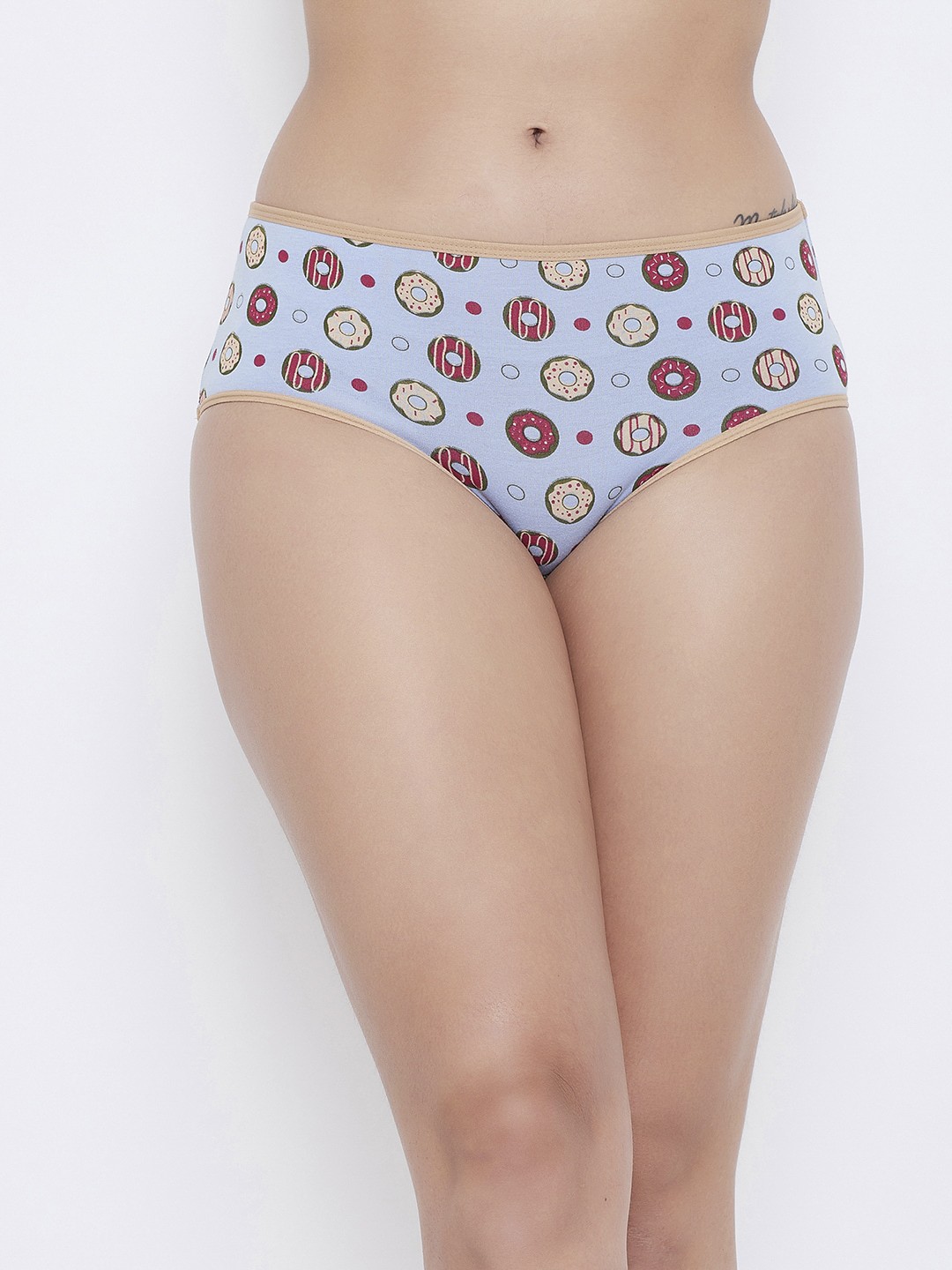 

Clovia Women Blue & Red Printed Hipster Briefs PN2679Q03