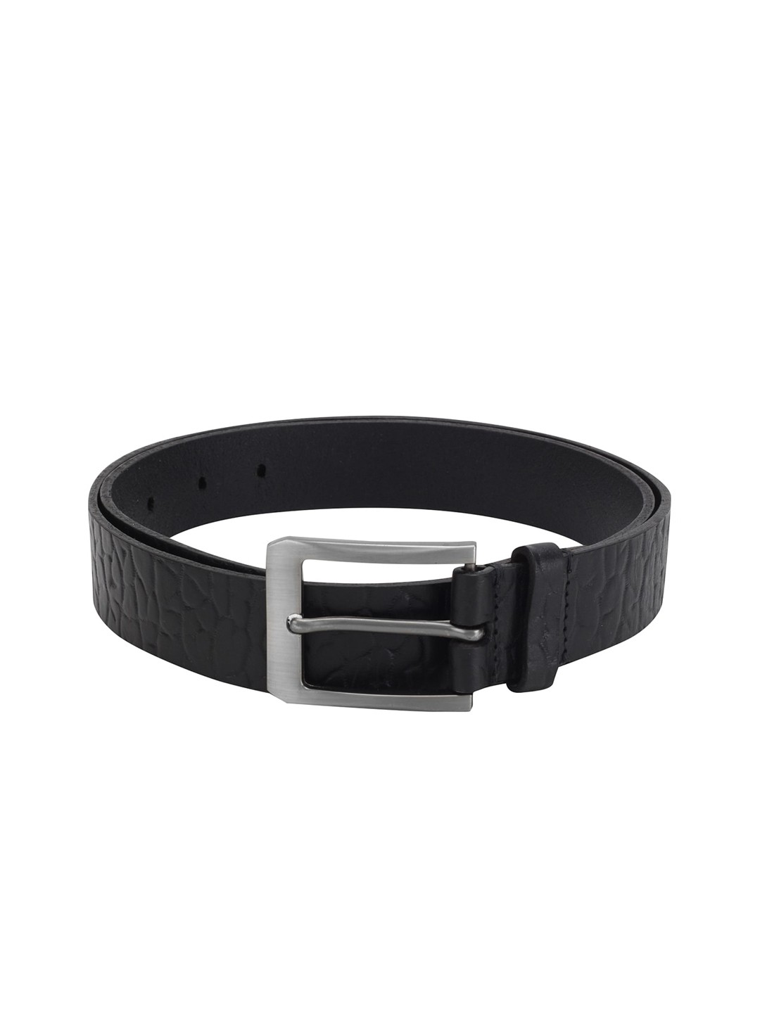 

Aditi Wasan Men Black Textured Belt