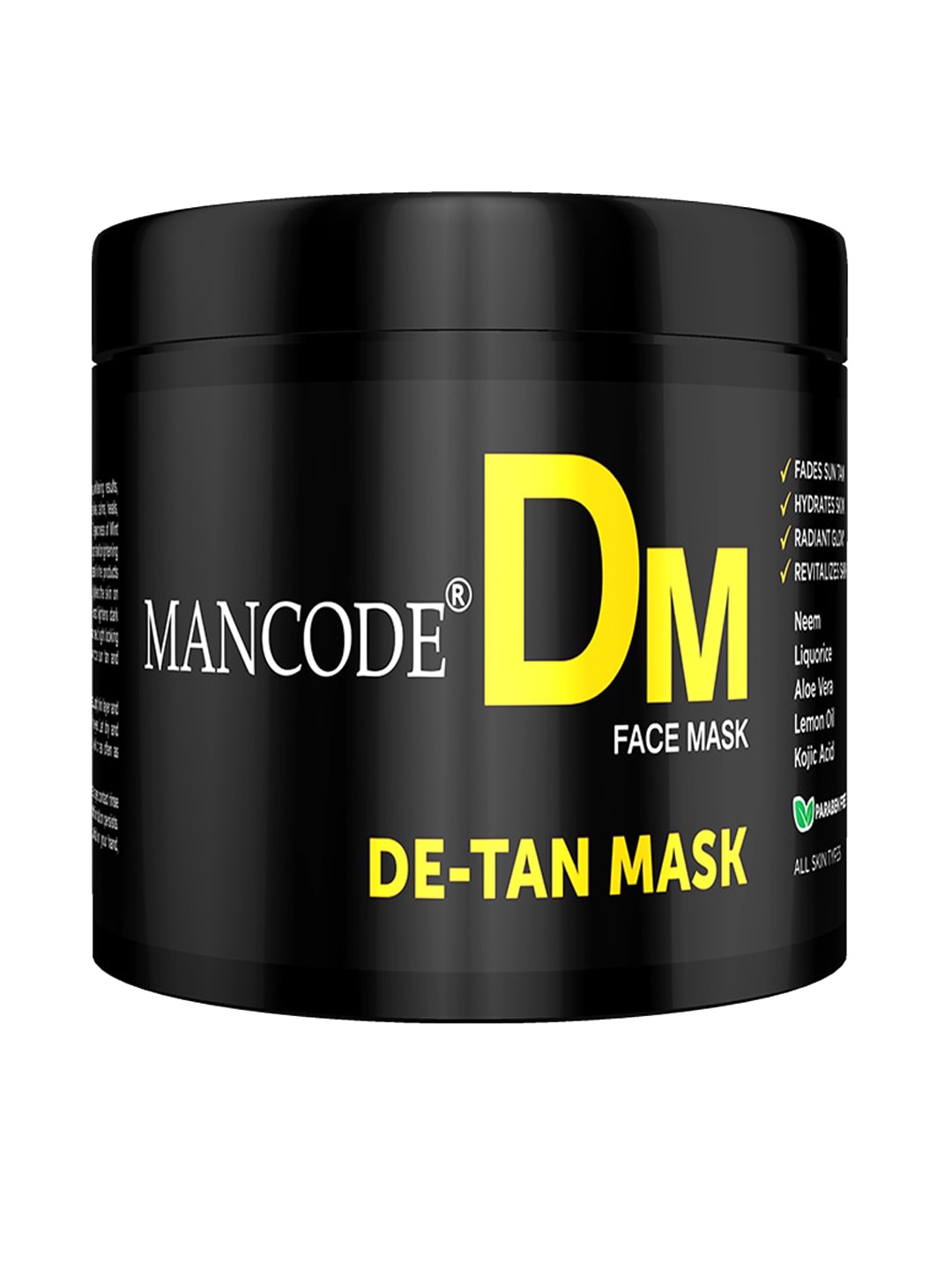 

MANCODE Men Black De-Tan Mask 100 gm