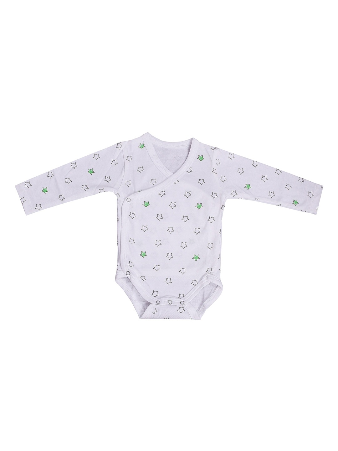 

Moms Home Infants White & Black Printed Sustainable Bodysuit