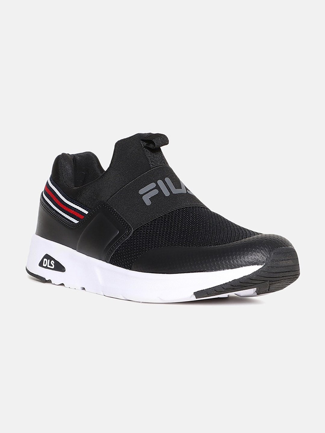 

Fila Men Pu Slip-on Sneakers, Black