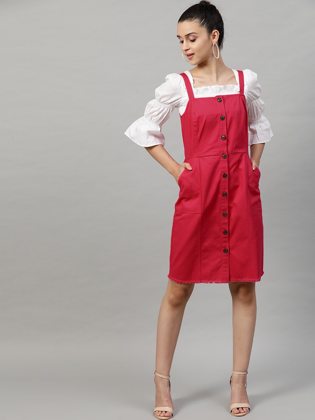 

STREET 9 Women Fuchsia Dress