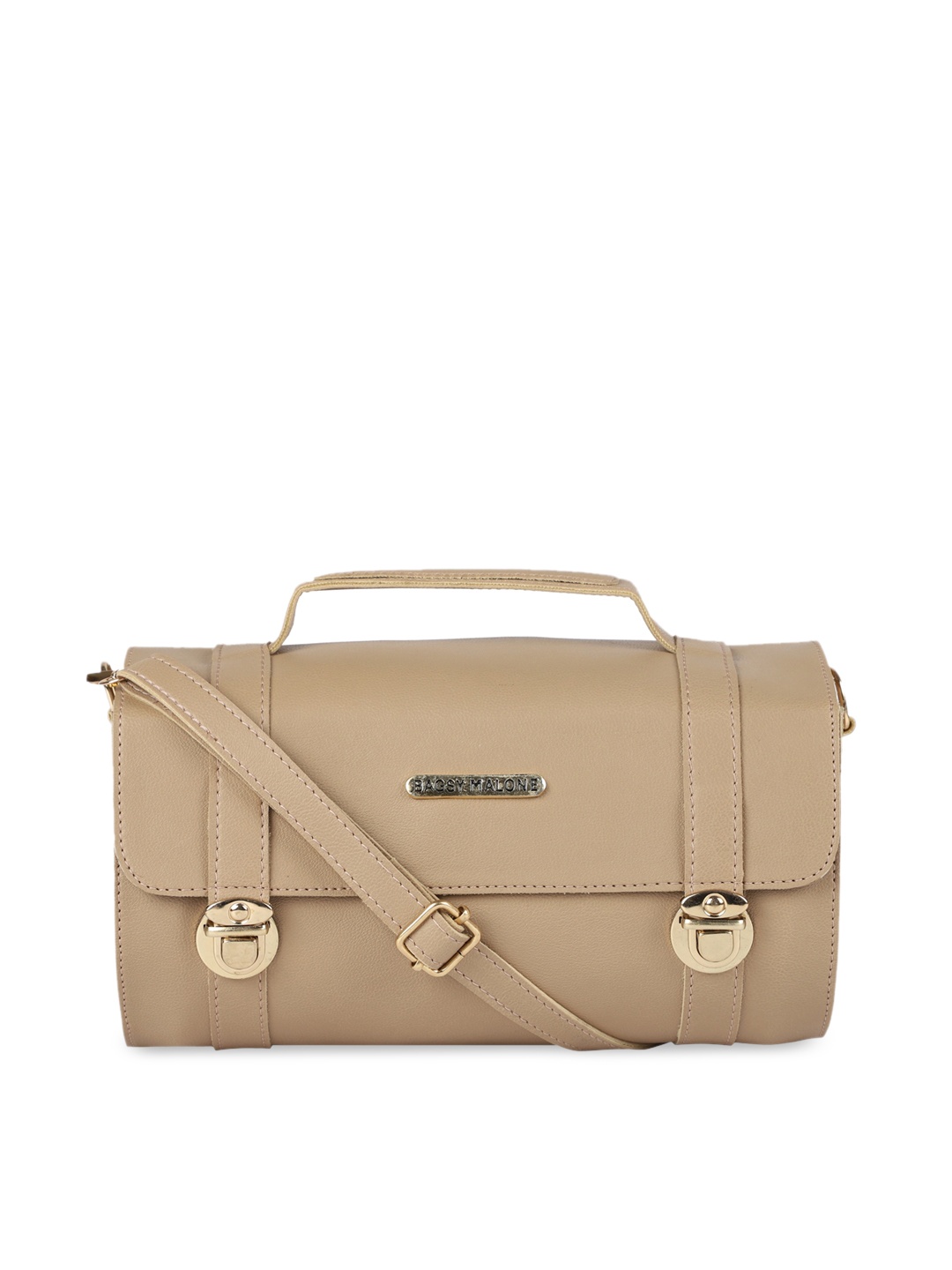 

Bagsy Malone Beige Solid Satchel