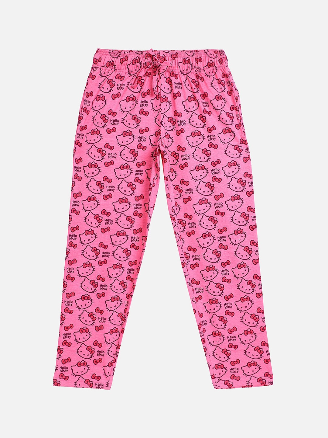 

Kids Ville Girls Pink Hello Kitty Print Lounge Pants