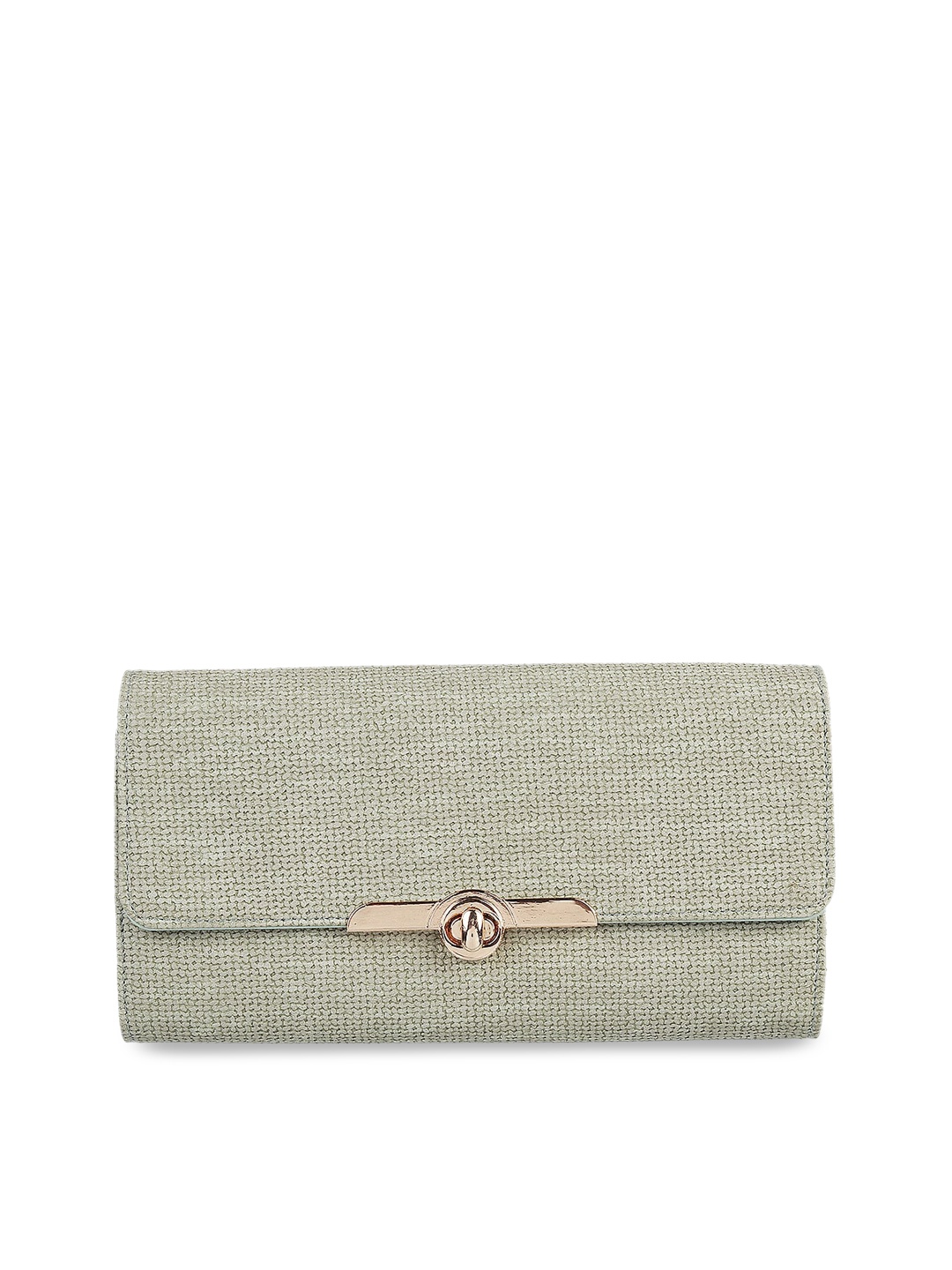 

Metro Green Textured Purse Clutch