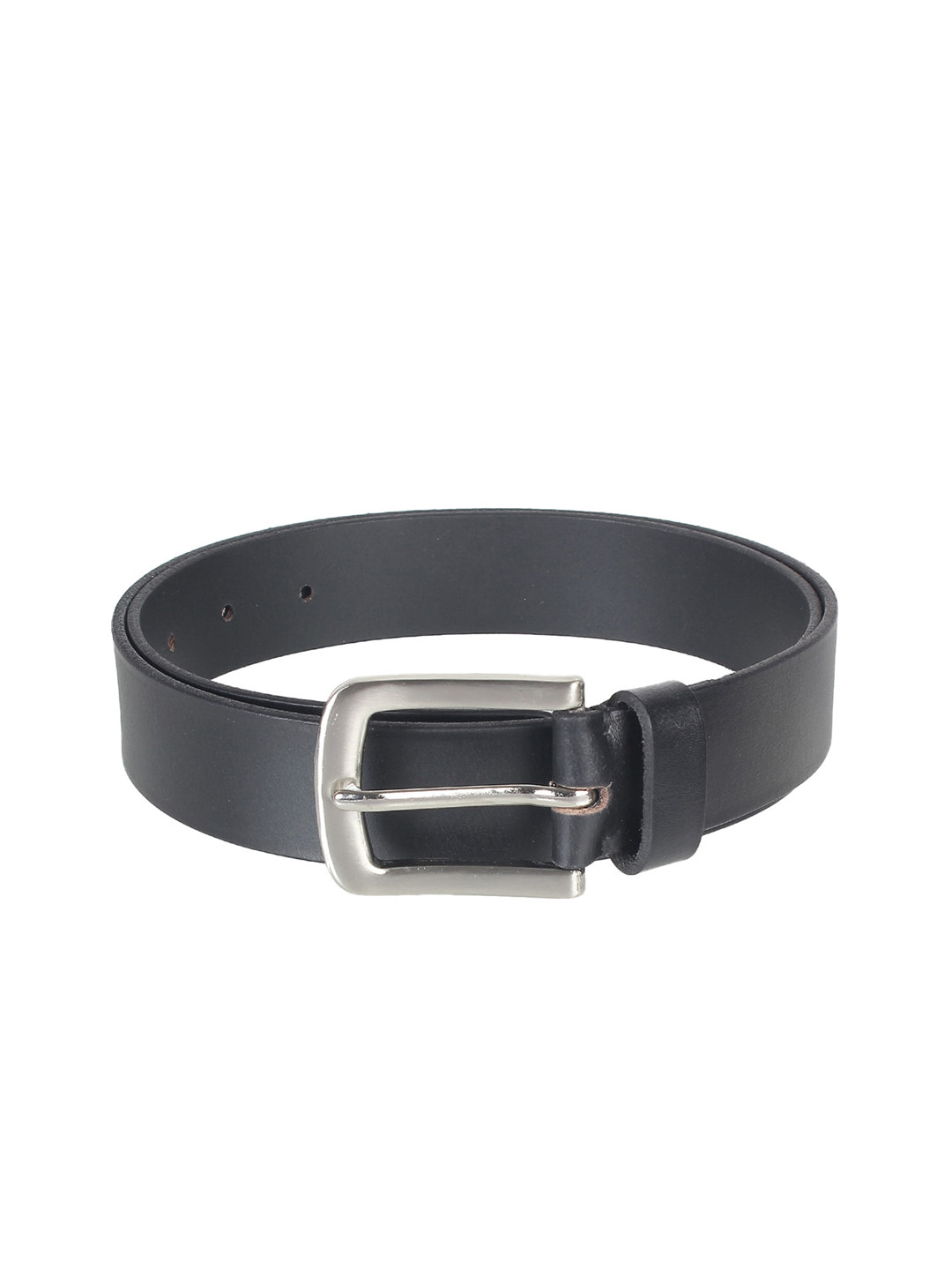 

Aditi Wasan Men Black Solid Genuine Leather Belt