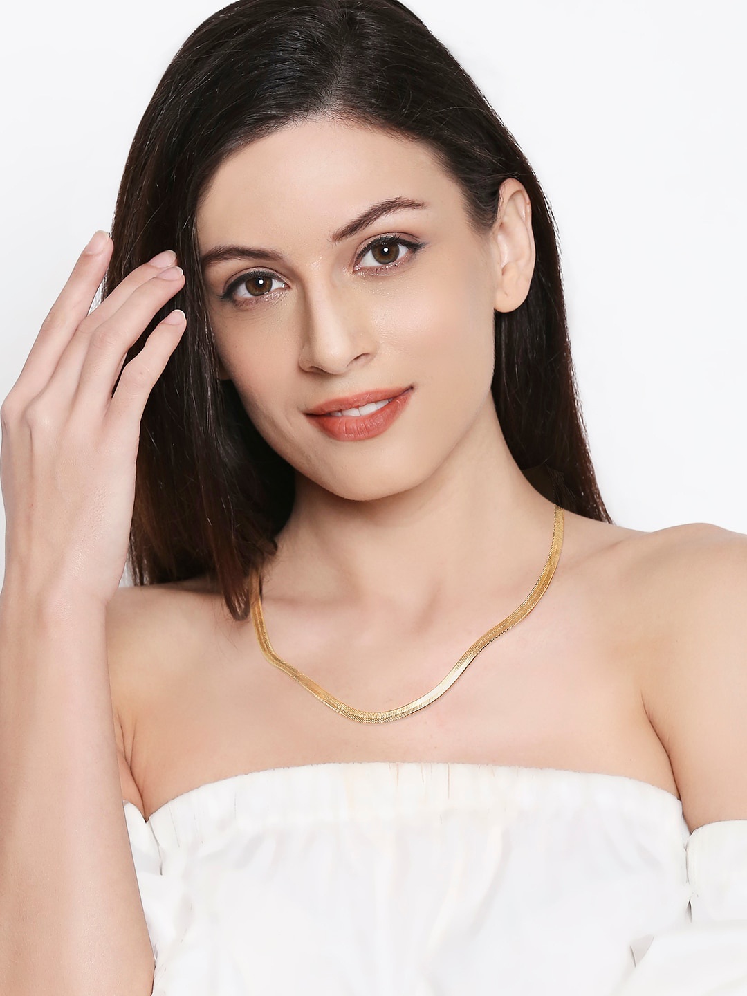 

OOMPH Gold-Plated Alloy Handcrafted Necklace