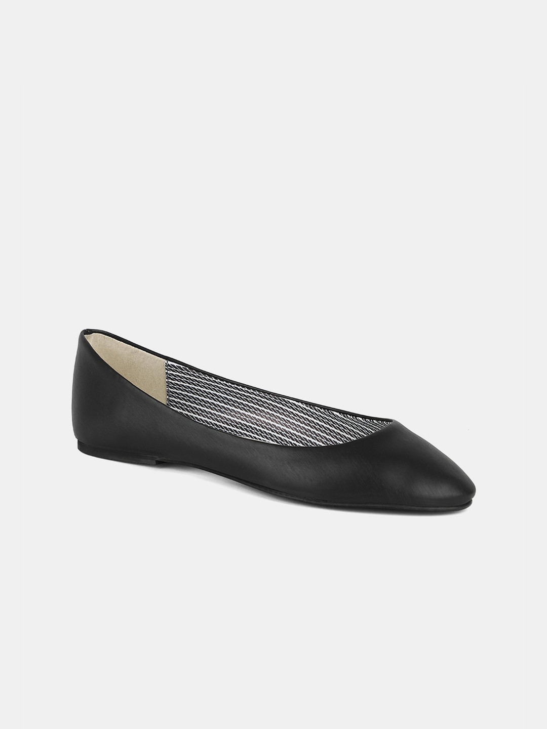 

AURELIA Women Black Solid Ballerinas
