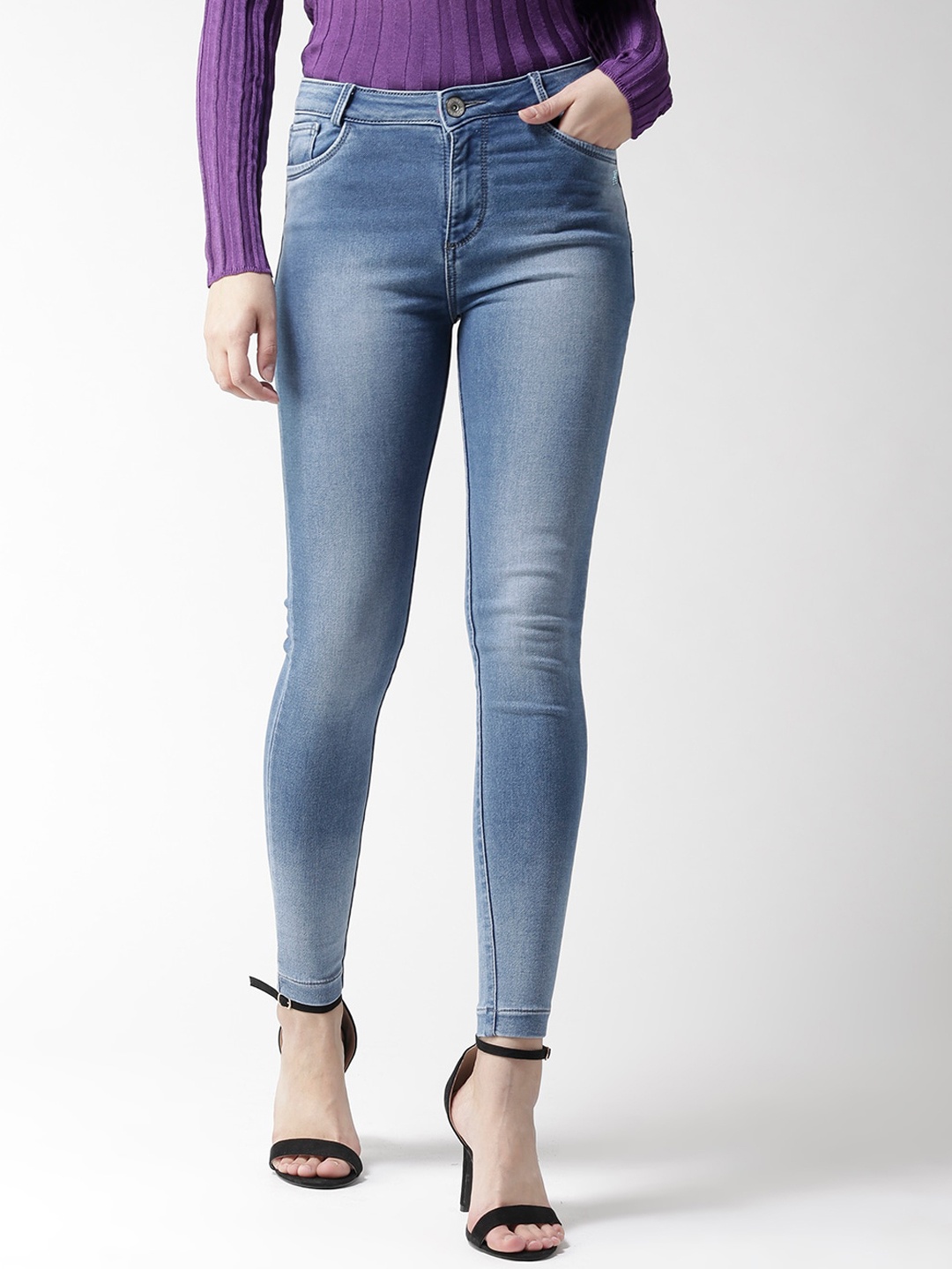 Xpose Women Blue Skinny Fit Jeans