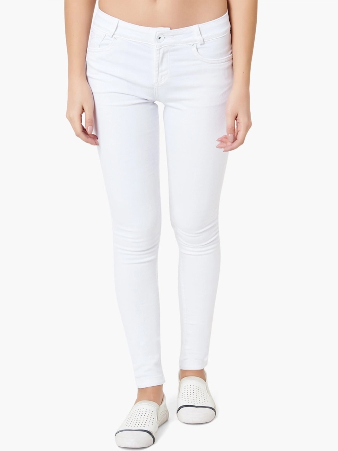 

Xpose Women White Slim Fit Jeans