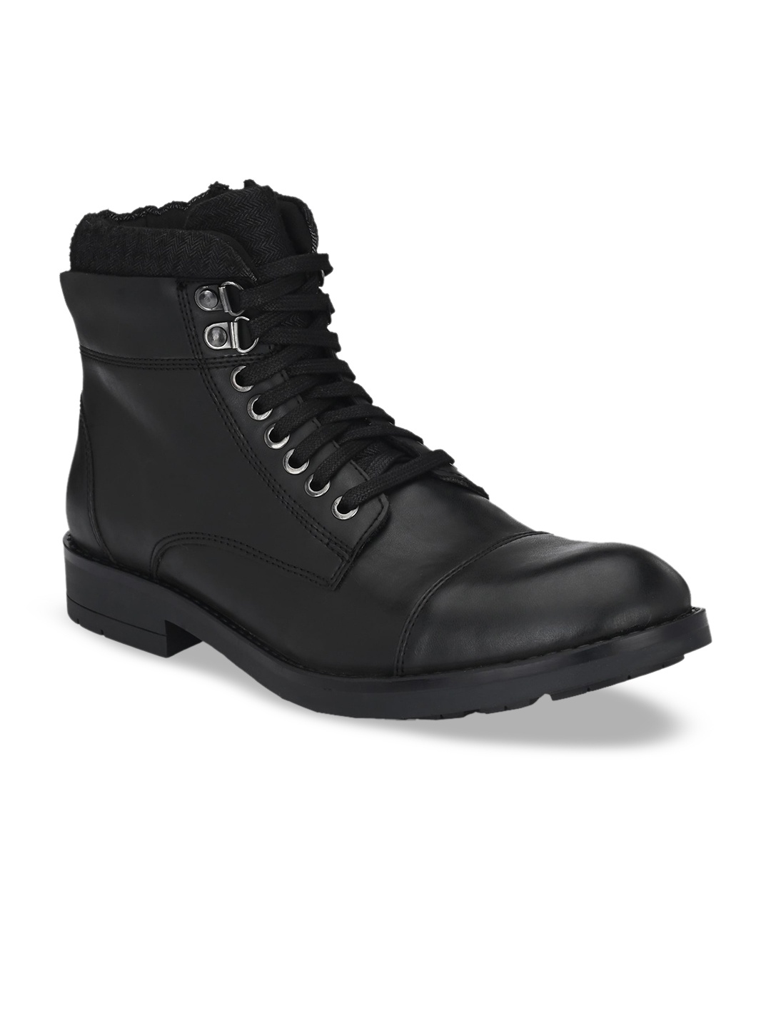 

Delize Men Black Flat Boots