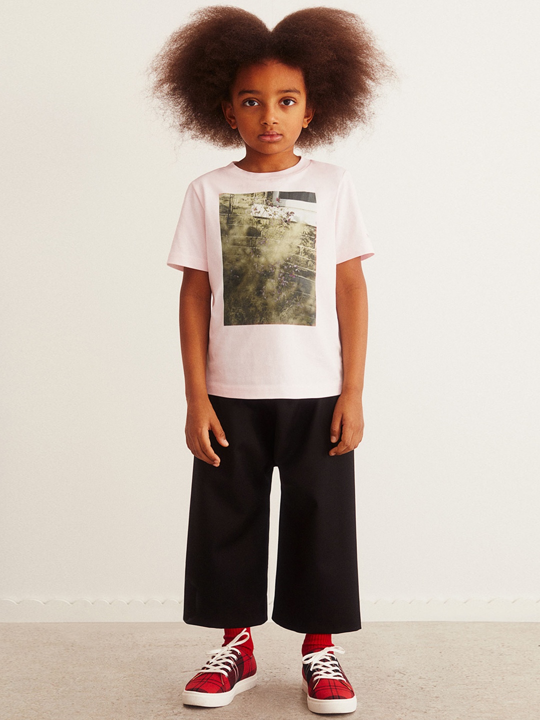 

HM Boys Pink Photo-print Pure Cotton T-shirt