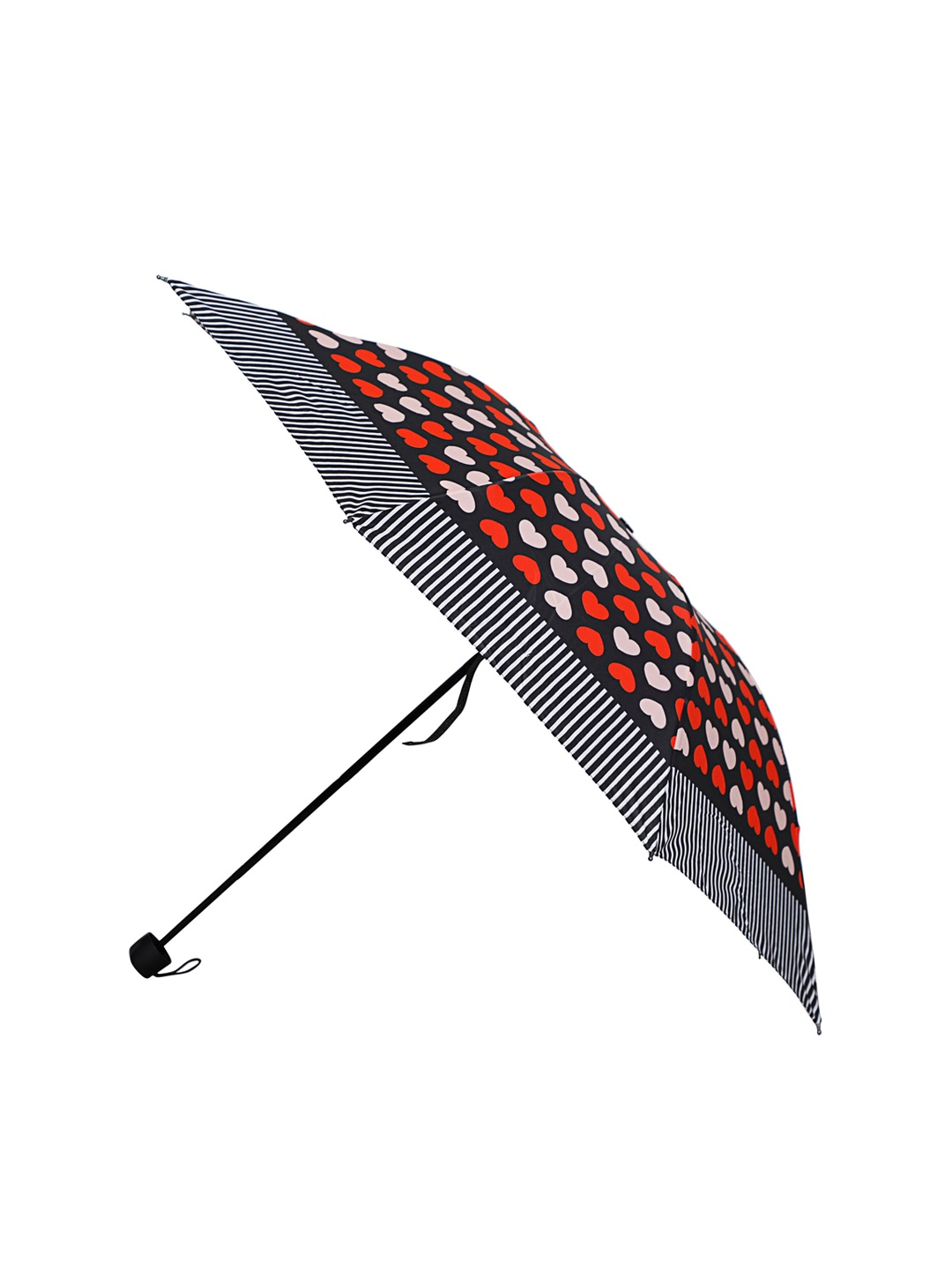 

LOOM LEGACY Red & Black Printed 3-Fold Umbrella