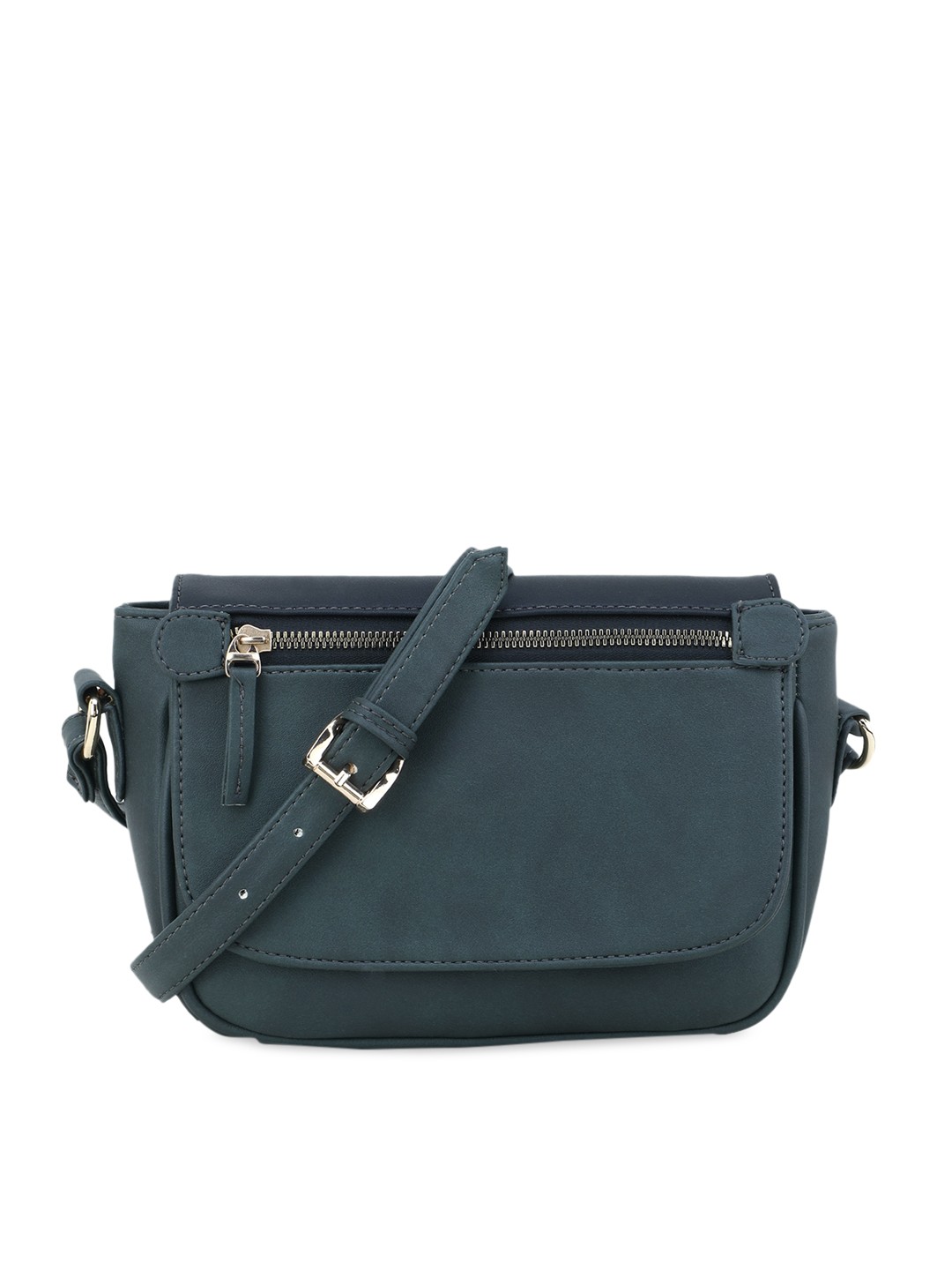 

WOMEN MARKS Green Solid Sling Bag