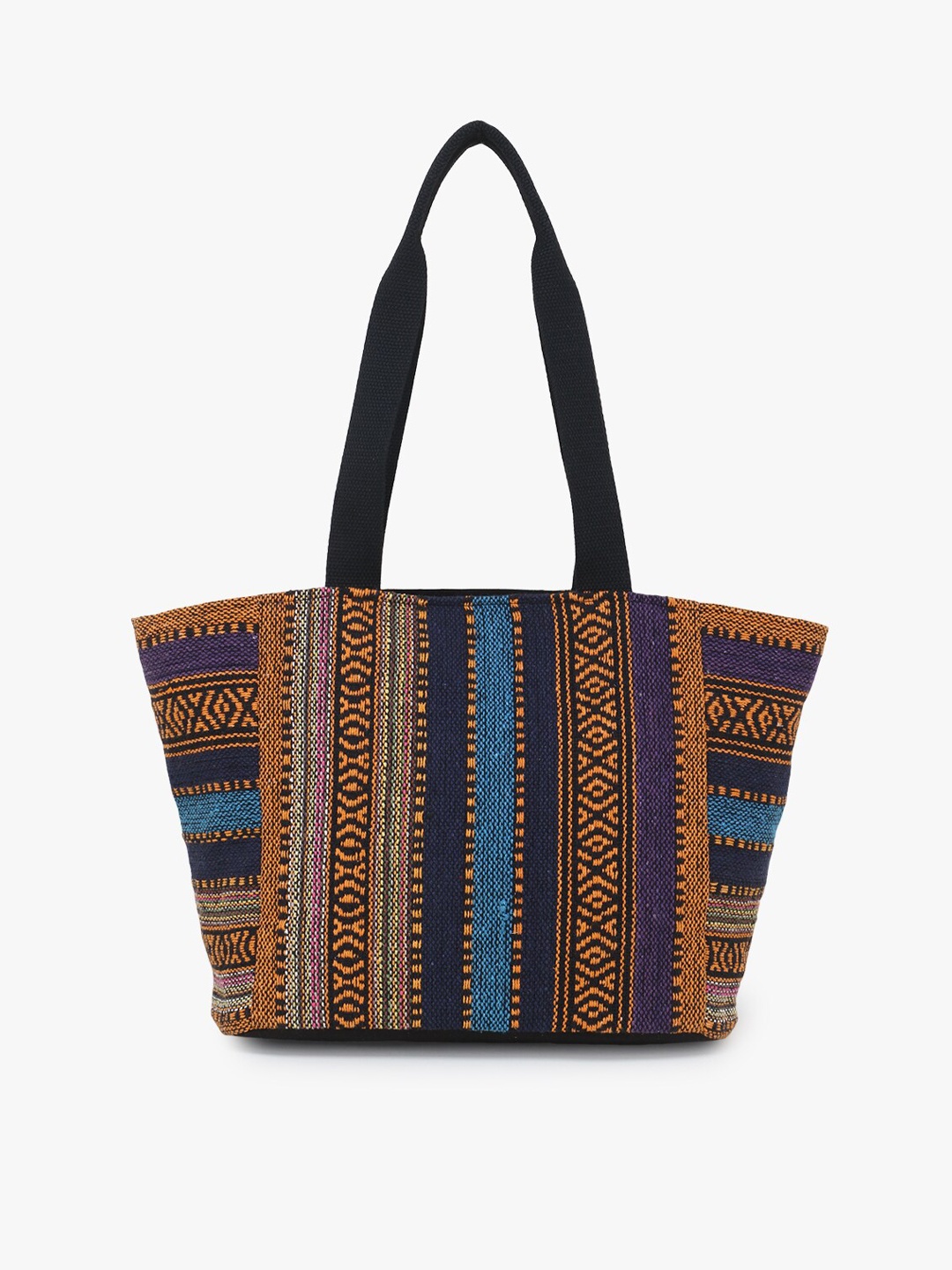 

Anekaant Multicoloured Self Design Tote Bag, Multi