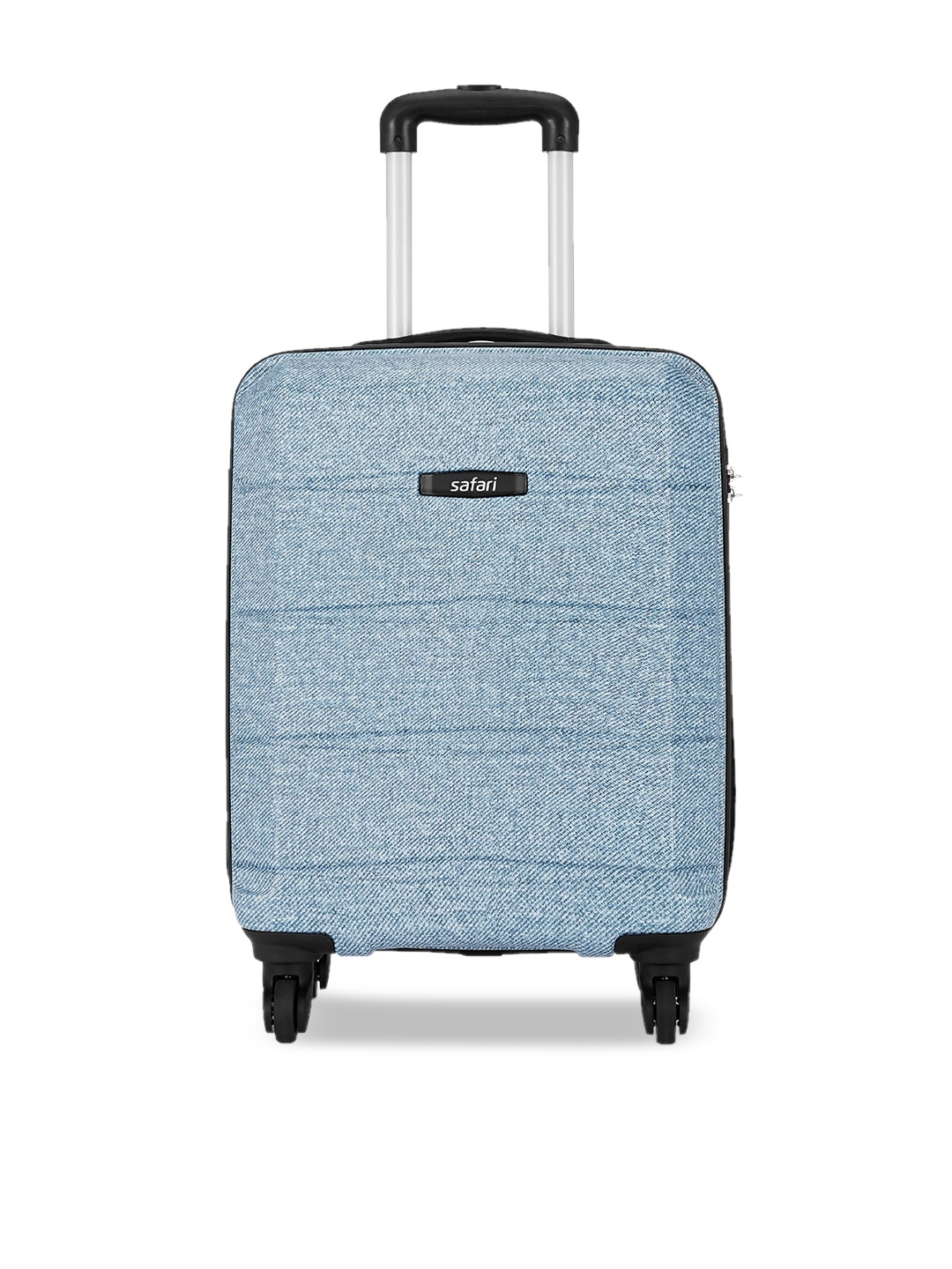 

Safari Regloss Azure Poly Carbonate Small Hard Trolley Bag - 55 cm, Blue