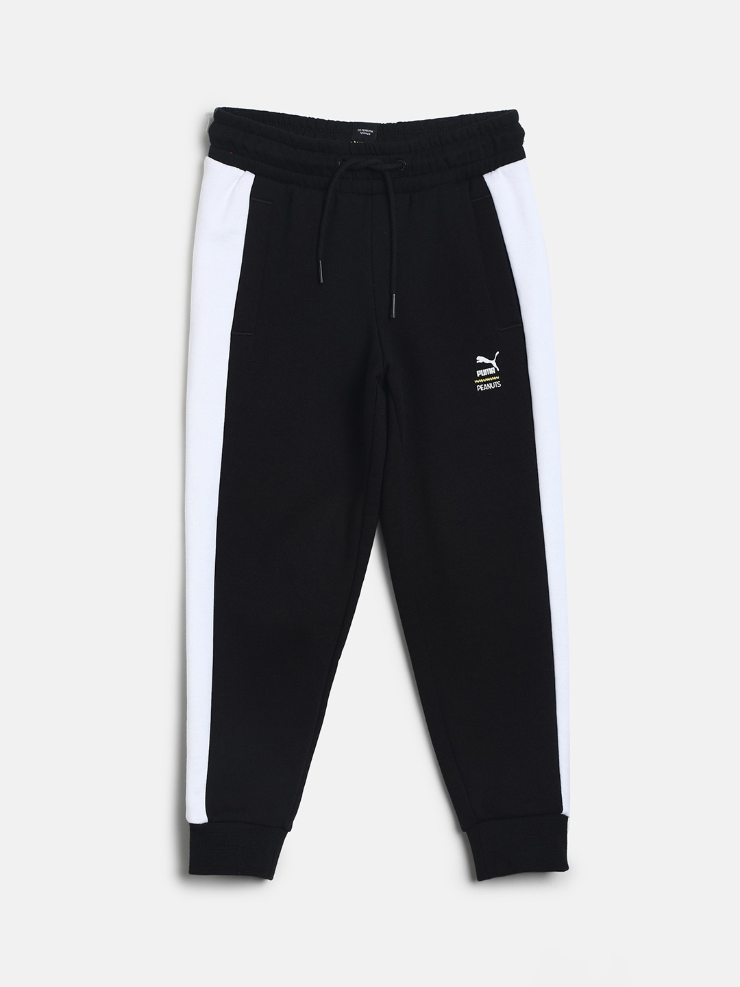 

Puma Boys Black & White Slim-Fit Joggers