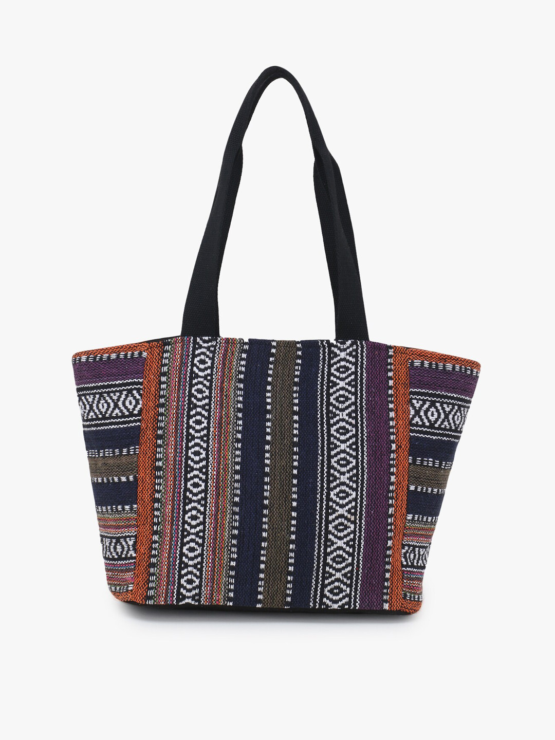 

Anekaant Multicoloured Self Design Tote Bag, Multi
