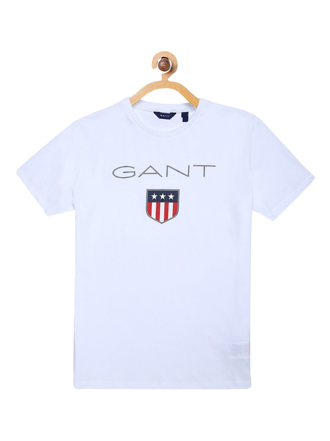 

GANT Boys White Printed Round Neck T-shirt