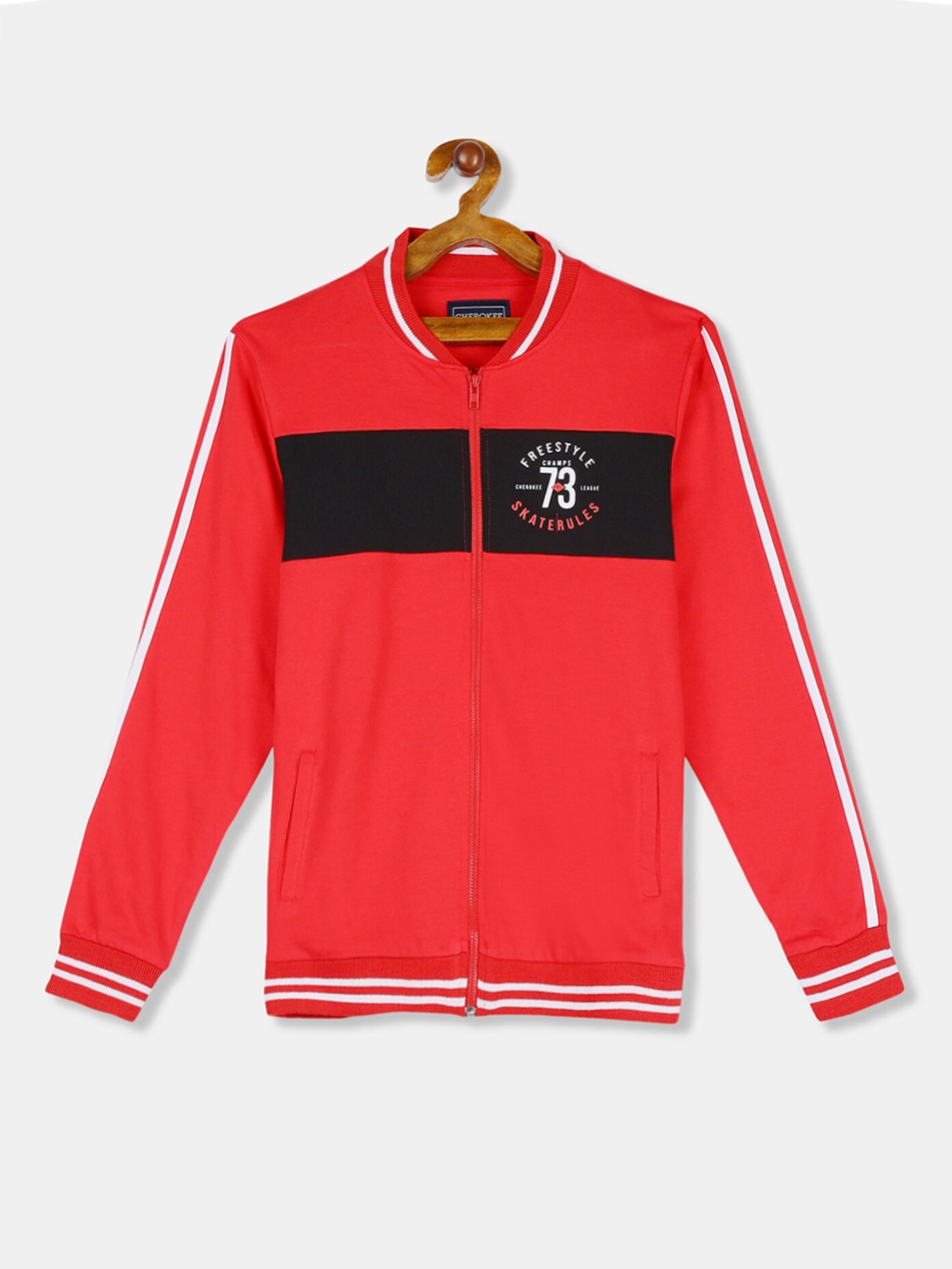 

Cherokee Boys Red & Black Colourblocked Sweatshirt