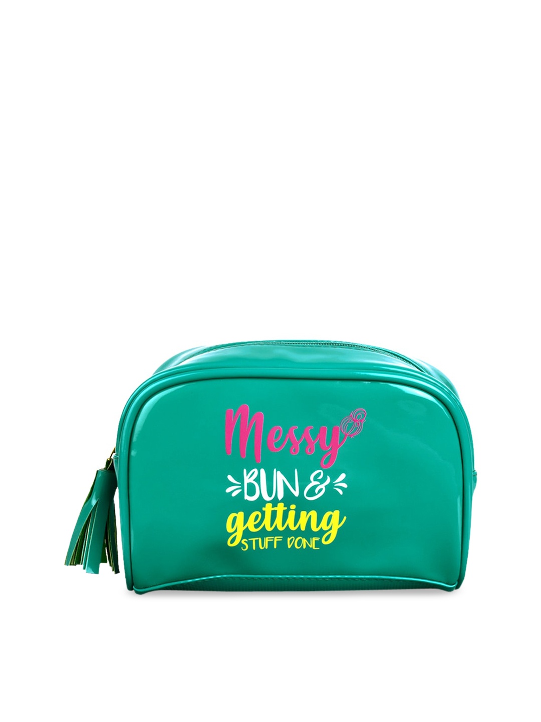

Doodle Women Green & Pink Printed Pouch