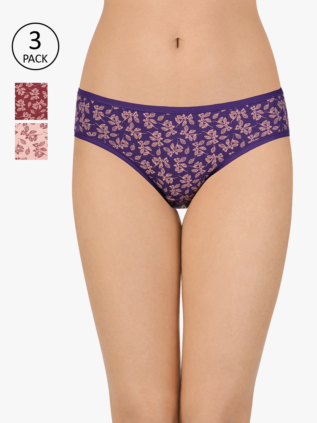 

Amante Women Pack of 3 Assorted Bikini Briefs PPK33102
