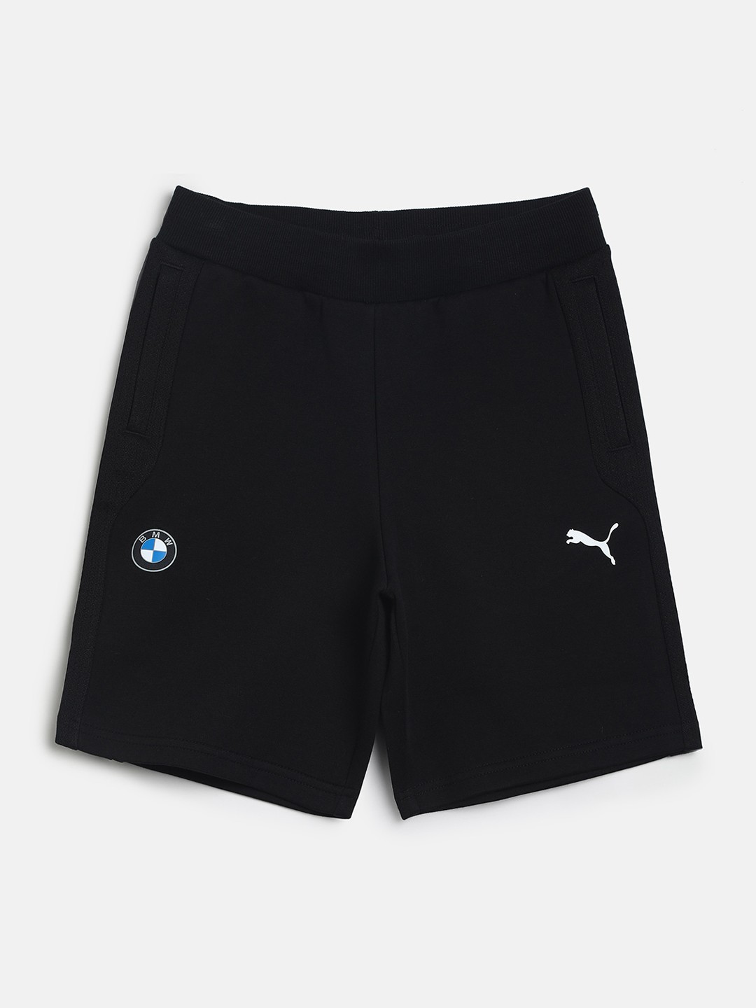 

PUMA Motorsport Unisex Kids Black Solid Regular Fit Sports Shorts