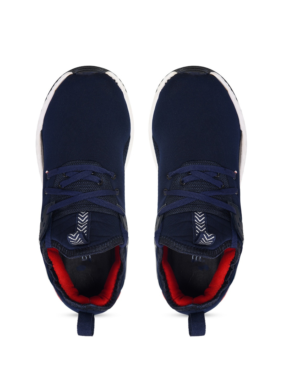 

IMPAKTO Men Navy Blue Textile Running Shoes