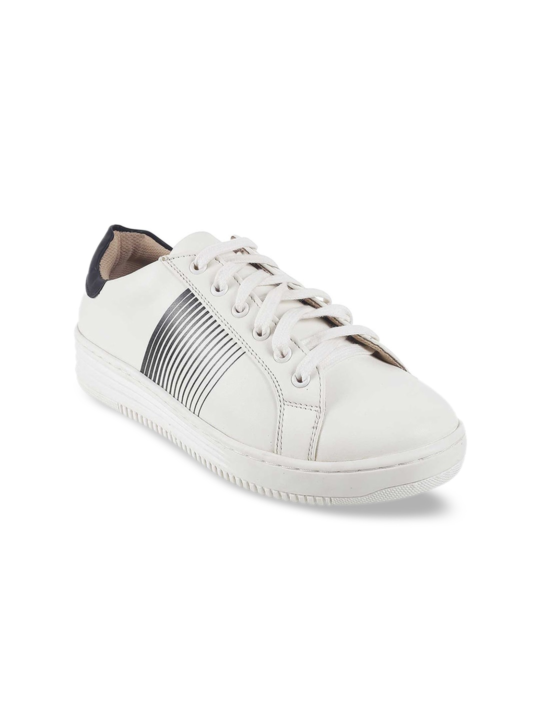 

Metro Women White & Black Colourblocked Sneakers